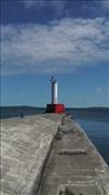 Petoskey breakwall, Michigan